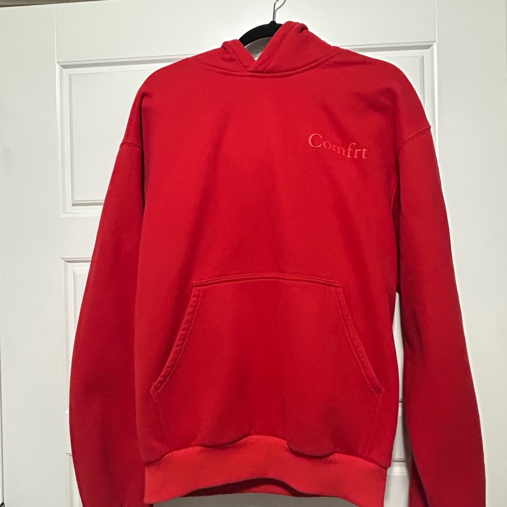 Comfrt Red Men's Hoodie
